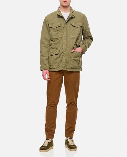 Fay Cotton Linen Field Jacket - Fay - Modalova