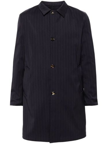 Navy Wool-cashmere Blend Reversible Coat - Kired - Modalova