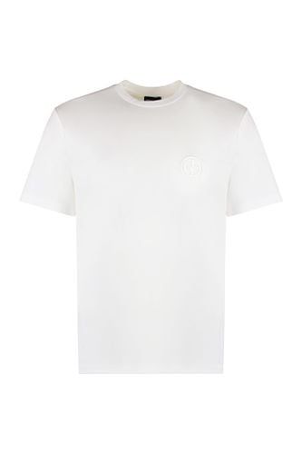Cotton Crew-neck T-shirt - Giorgio Armani - Modalova