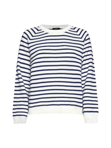 A. P.C. Striped Wool Sweater - A.P.C. - Modalova