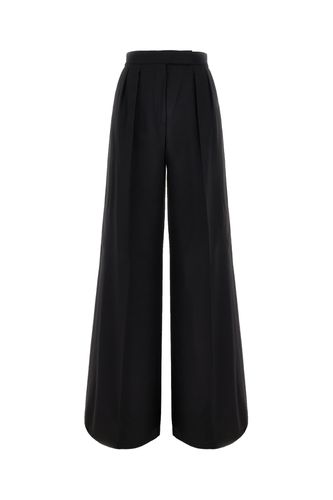 Black Stretch Wool Pant - Max Mara Pianoforte - Modalova