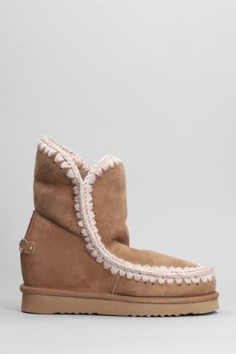 Inner Wedge Ankle Boots Inside Wedge In Suede - Mou - Modalova