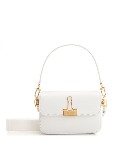 Off- Plain Binder Small Leather Shoulder Bag - Off-White - Modalova