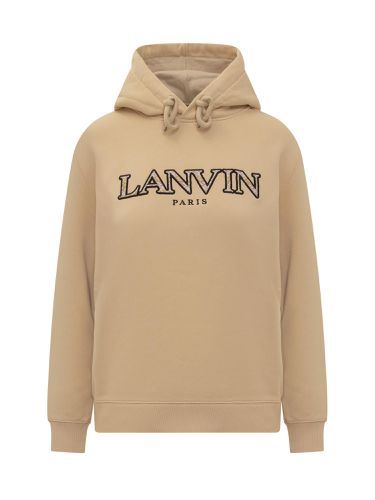 Sweatshirt With Logo Embroidery - Lanvin - Modalova