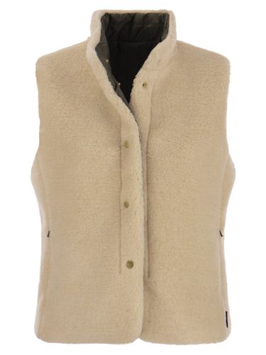 Reversible Shearling Effect Vest - Fay - Modalova