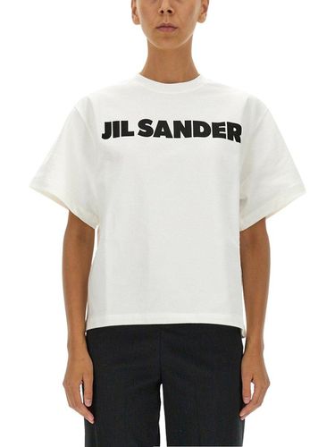 Logo Printed Crewneck T-shirt - Jil Sander - Modalova