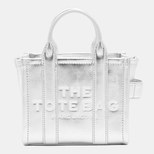 Silver Leather The Mini Tote - Marc Jacobs - Modalova