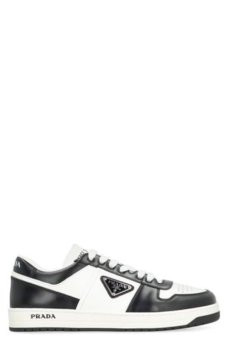 Downtown Leather Low-top Sneakers - Prada - Modalova