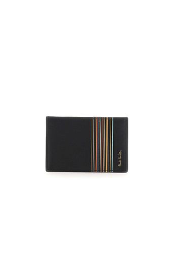 Signature Stripe Block Card Holder - Paul Smith - Modalova