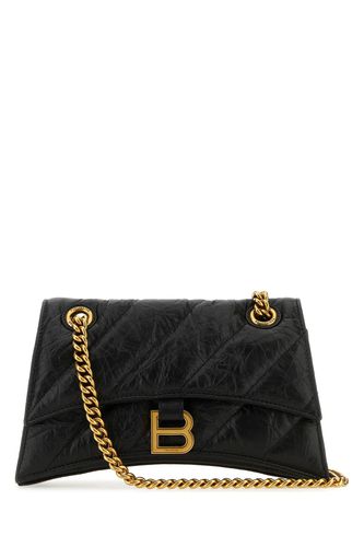 Leather Small Crush Shoulder Bag - Balenciaga - Modalova