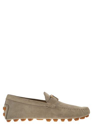 Suede Gommino Bubble T Timeless Loafers - Tod's - Modalova