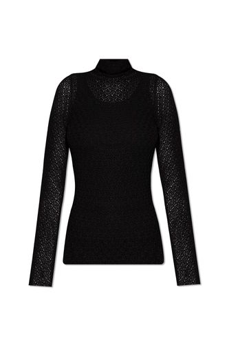 Toteme Openwork Turtleneck Sweater - Totême - Modalova