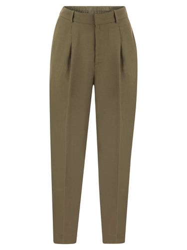 Daisy - Viscose And Linen Trousers - PT Torino - Modalova