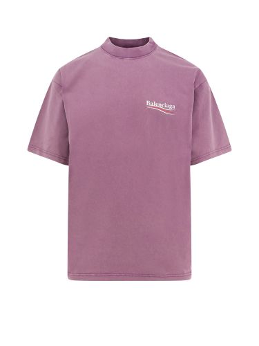 Balenciaga Logo T-shirt - Balenciaga - Modalova