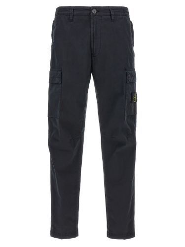 Stone Island Logo Badge Cargo Pants - Stone Island - Modalova