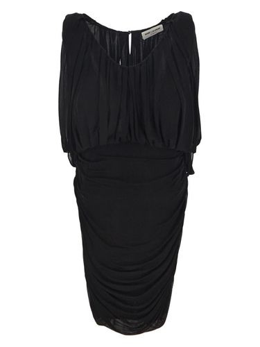 Saint Laurent Draped Mini Dress - Saint Laurent - Modalova