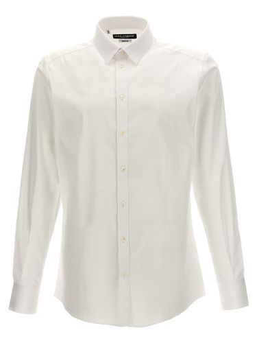 Logo Embroidery Shirt - Dolce & Gabbana - Modalova