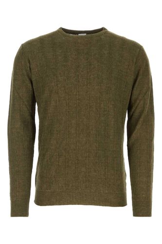 Aspesi Military Green Linen Sweater - Aspesi - Modalova