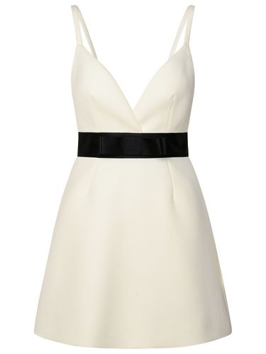 Short Dress With Shoulder Straps And Satin Belt - Dolce & Gabbana - Modalova