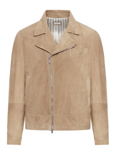 Brunello Cucinelli Leather Jacket - Brunello Cucinelli - Modalova