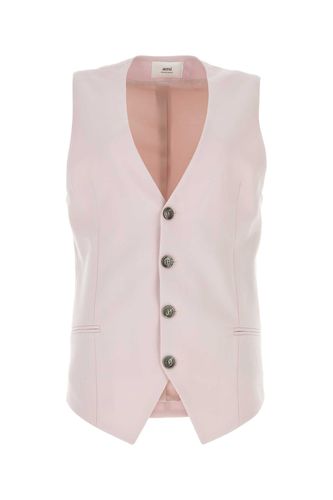 Pink Wool Vest - Ami Alexandre Mattiussi - Modalova