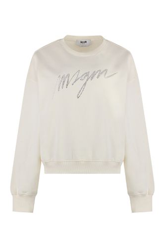 MSGM Cotton Crew-neck Sweatshirt - MSGM - Modalova