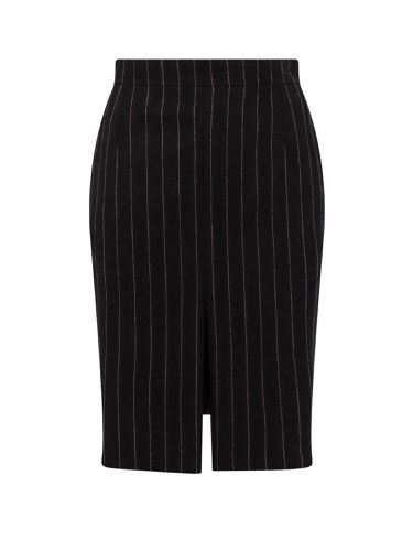 Saint Laurent Pinstriped Wool Skirt - Saint Laurent - Modalova