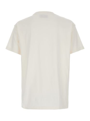 T-shirt With Front Orb Logo And Safety Pin Detail In Cotton Man - Vivienne Westwood - Modalova