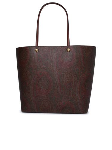 Etro Brown Leather Blend Bag - Etro - Modalova