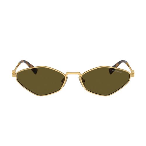 Mu 56zs Miu Regard 5ak09z Gold Sunglasses - Miu Miu - Modalova