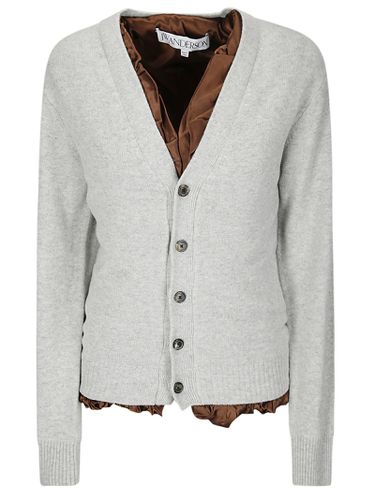 J. W. Anderson Satin-lined Knitted Cardigan - J.W. Anderson - Modalova