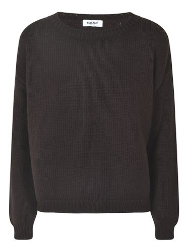 Base Plain Knit Ribbed Sweater - Base - Modalova