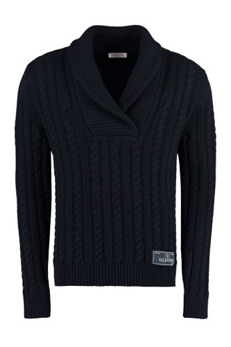 Valentino Cable Knit Sweater - Valentino - Modalova