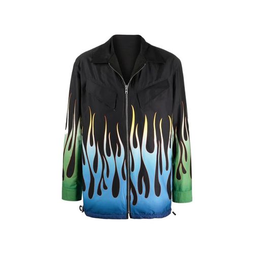 Kenzo Flame Print Reversible Jacket - Kenzo - Modalova