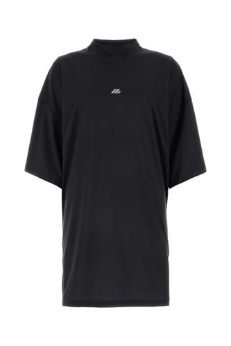 Black Stretch Polyester Oversize T-shirt - Balenciaga - Modalova