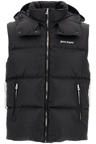 Palm Angels Track Nylon Down Vest - Palm Angels - Modalova