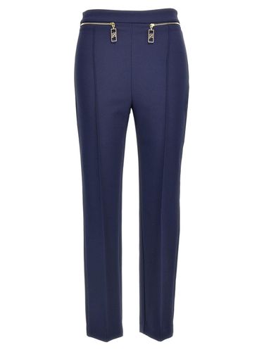 Straight-leg Crepe Trousers - Elisabetta Franchi - Modalova