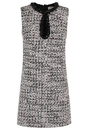 Boucle Embellished Mini Dress - self-portrait - Modalova