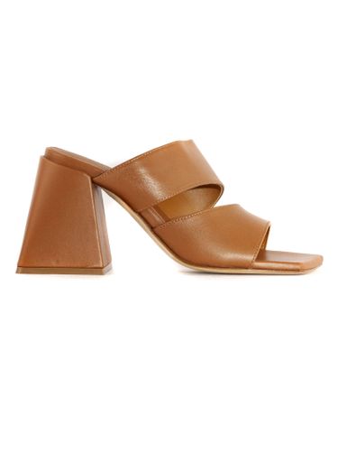 Vic Matié Brown Leather Sandal - Vic Matié - Modalova