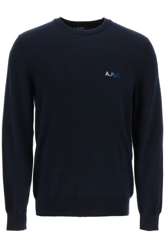 A. P.C. Crew-neck Sweater With Mini Logo - A.P.C. - Modalova