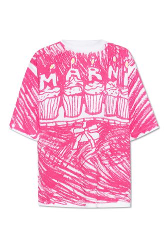 Marni T-shirt With Print - Marni - Modalova