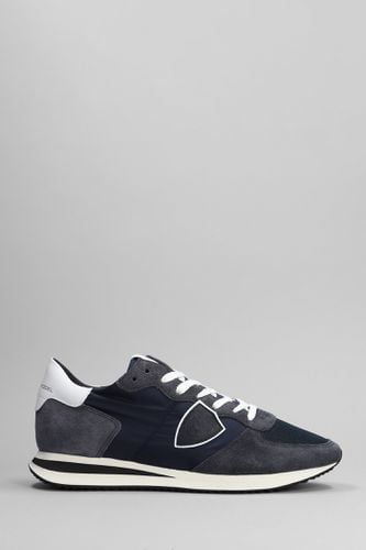 Trpx Low Sneakers In Suede And Fabric - Philippe Model - Modalova