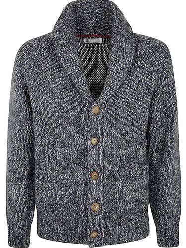 V-neck Knitted Cardigan - Brunello Cucinelli - Modalova