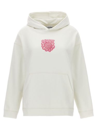 Ganni Logo Hoodie - Ganni - Modalova