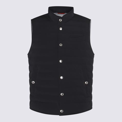 Brunello Cucinelli Black Down Gilet - Brunello Cucinelli - Modalova