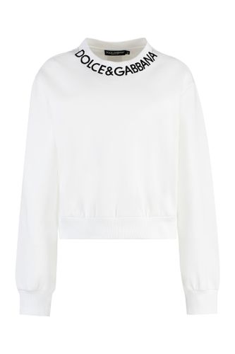 Cotton Crew-neck Sweatshirt - Dolce & Gabbana - Modalova