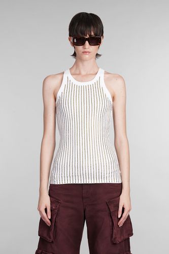 The Attico Tank Top In White Cotton - The Attico - Modalova