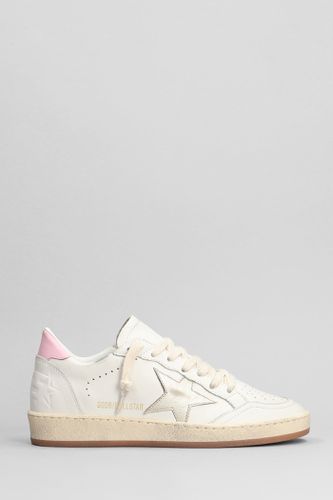 Ball Star Sneakers In Leather - Golden Goose - Modalova