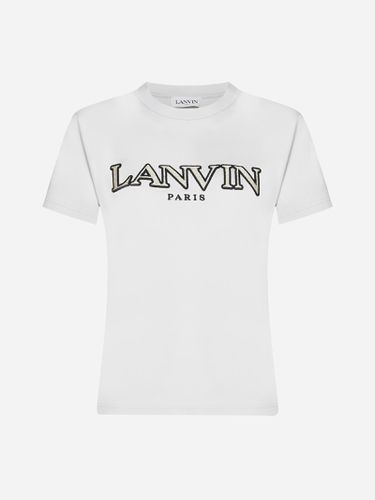 Lanvin Curb Logo Cotton T-shirt - Lanvin - Modalova