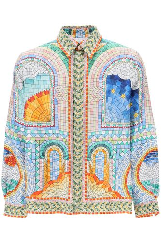 Mosaic De Damas Silk Shirt - Casablanca - Modalova